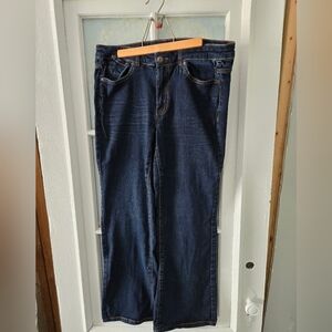 Love & Legend Dark Wash Wide Leg Jeans Size 12